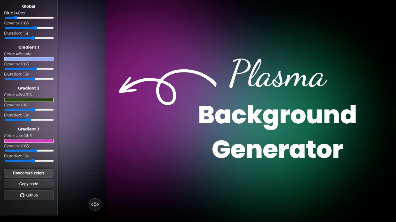 CSS Plasma Background Generator